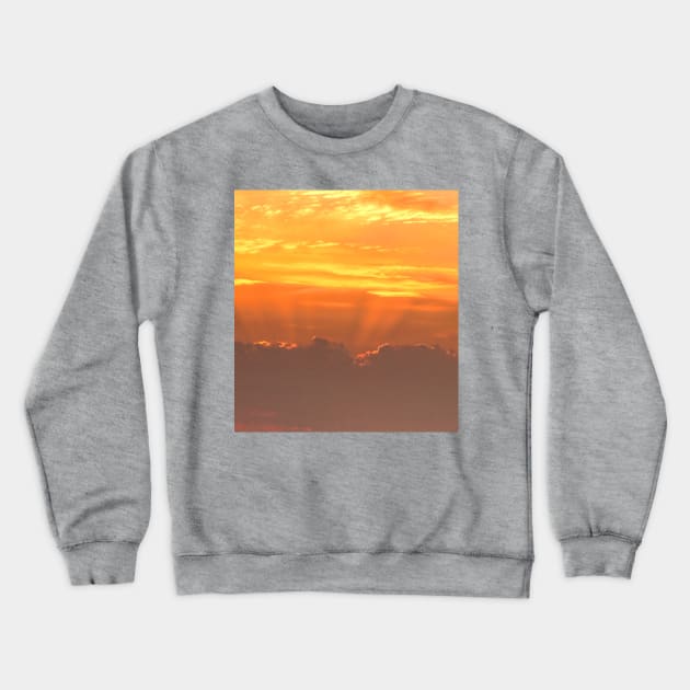 Sunset rays Crewneck Sweatshirt by avrilharris